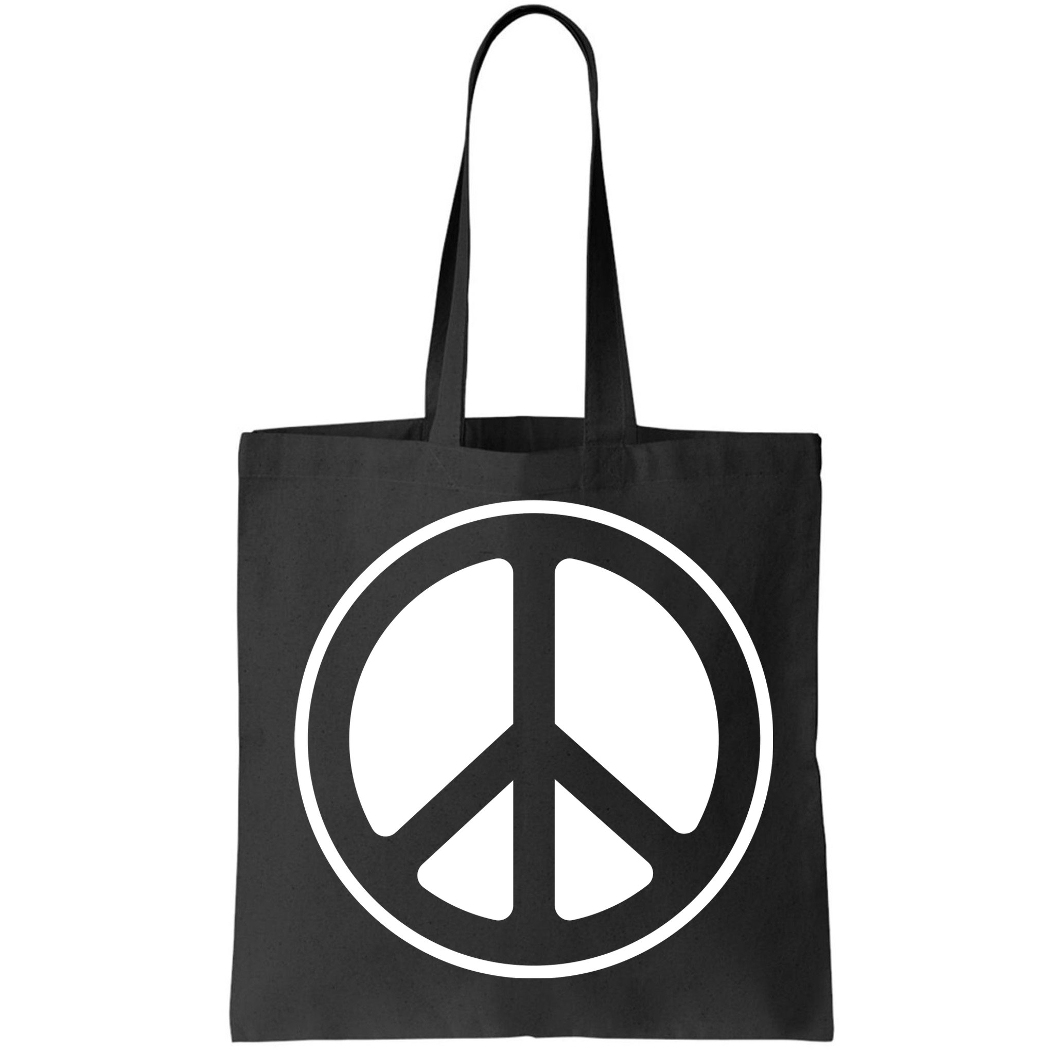 Peace Sign White Bag