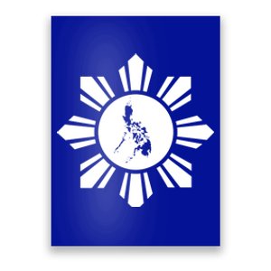 Philippine Sun With Philippine Map Gift Poster