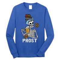 Prost Skeleton Women Bavarian Octoberfest German Oktoberfest Long Sleeve Shirt