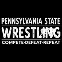 Pennsylvania State Wrestling Compete Defeat Repeat Gift Bucket Hat