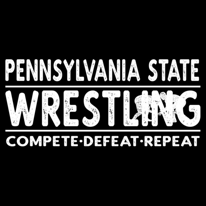 Pennsylvania State Wrestling Compete Defeat Repeat Gift Bucket Hat
