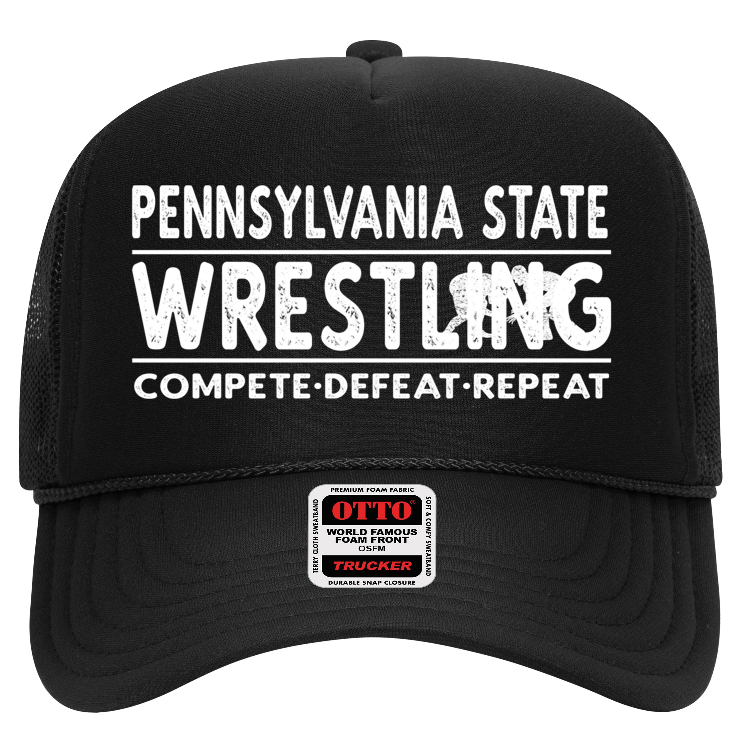 Pennsylvania State Wrestling Compete Defeat Repeat Gift Hat