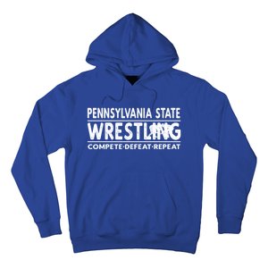 Pennsylvania State Wrestling Compete Defeat Repeat Gift Hoodie