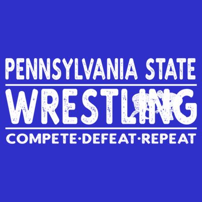 Pennsylvania State Wrestling Compete Defeat Repeat Gift T-Shirt
