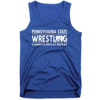 Pennsylvania State Wrestling Compete Defeat Repeat Gift Tank Top