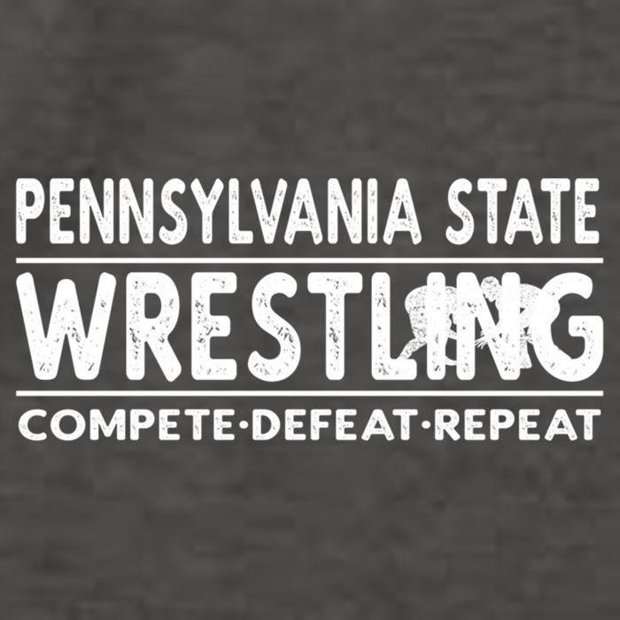 Pennsylvania State Wrestling Compete Defeat Repeat Gift Vector Backpack
