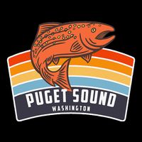 Puget Sound Washington Salmon Fishing Backpack