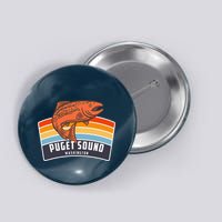 Puget Sound Washington Salmon Fishing Button