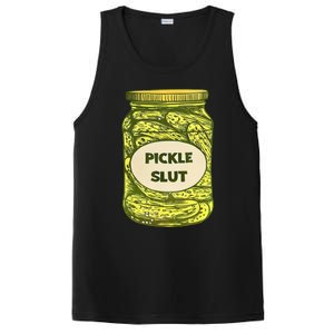 Pickle Slut Who Loves Pickles Quotes Saying Pickles Lover PosiCharge Competitor Tank