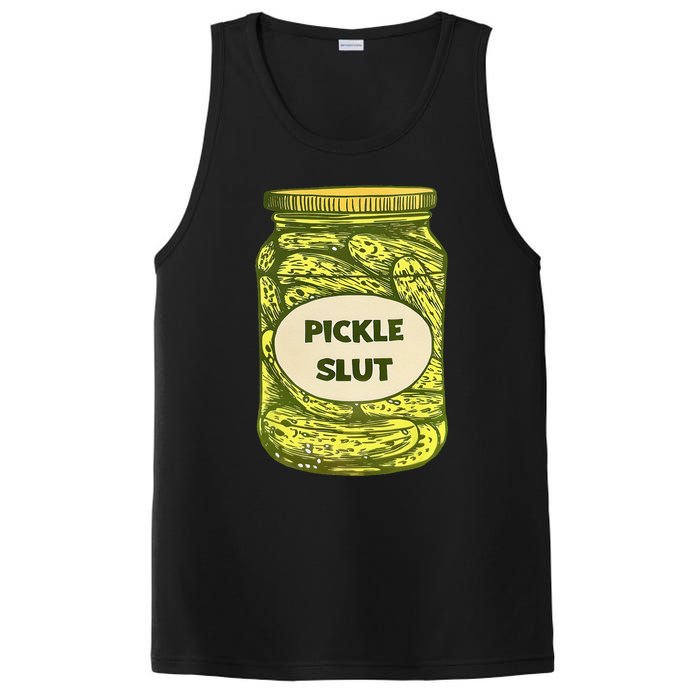 Pickle Slut Who Loves Pickles Quotes Saying Pickles Lover PosiCharge Competitor Tank