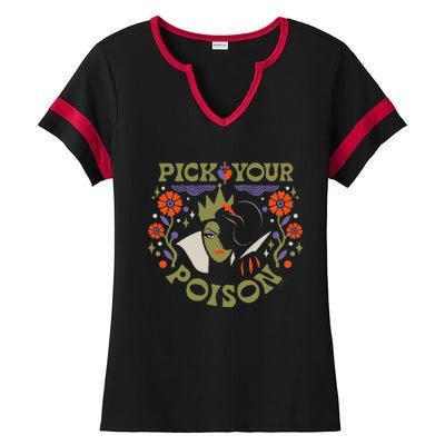 Princess Snow White And Evil Queen Pick Your P.Oison Ladies Halftime Notch Neck Tee