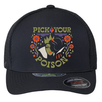 Princess Snow White And Evil Queen Pick Your P.Oison Flexfit Unipanel Trucker Cap