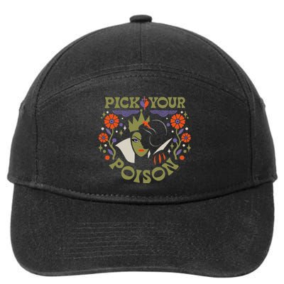 Princess Snow White And Evil Queen Pick Your P.Oison 7-Panel Snapback Hat