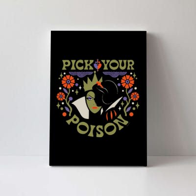 Princess Snow White And Evil Queen Pick Your P.Oison Canvas