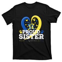 Proud Sister World Down Syndrome Awareness Day Sister 2024 T-Shirt