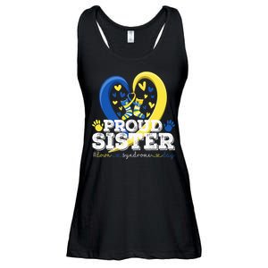 Proud Sister World Down Syndrome Awareness Day Sister 2024 Ladies Essential Flowy Tank