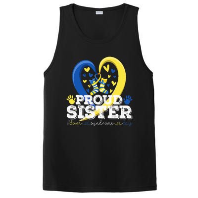 Proud Sister World Down Syndrome Awareness Day Sister 2024 PosiCharge Competitor Tank