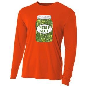 Pickle Slut Who Loves Pickles Cooling Performance Long Sleeve Crew