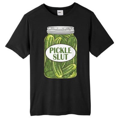 Pickle Slut Who Loves Pickles Tall Fusion ChromaSoft Performance T-Shirt