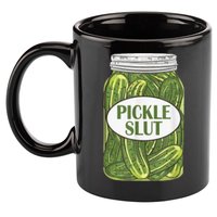 Pickle Slut Who Loves Pickles 11oz C Handle Ceramic Mug