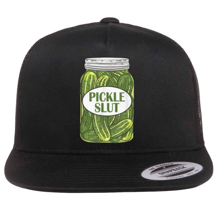 Pickle Slut Who Loves Pickles Flatbill Hat