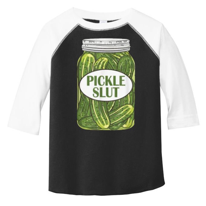Pickle Slut Who Loves Pickles Toddler Fine Jersey T-Shirt
