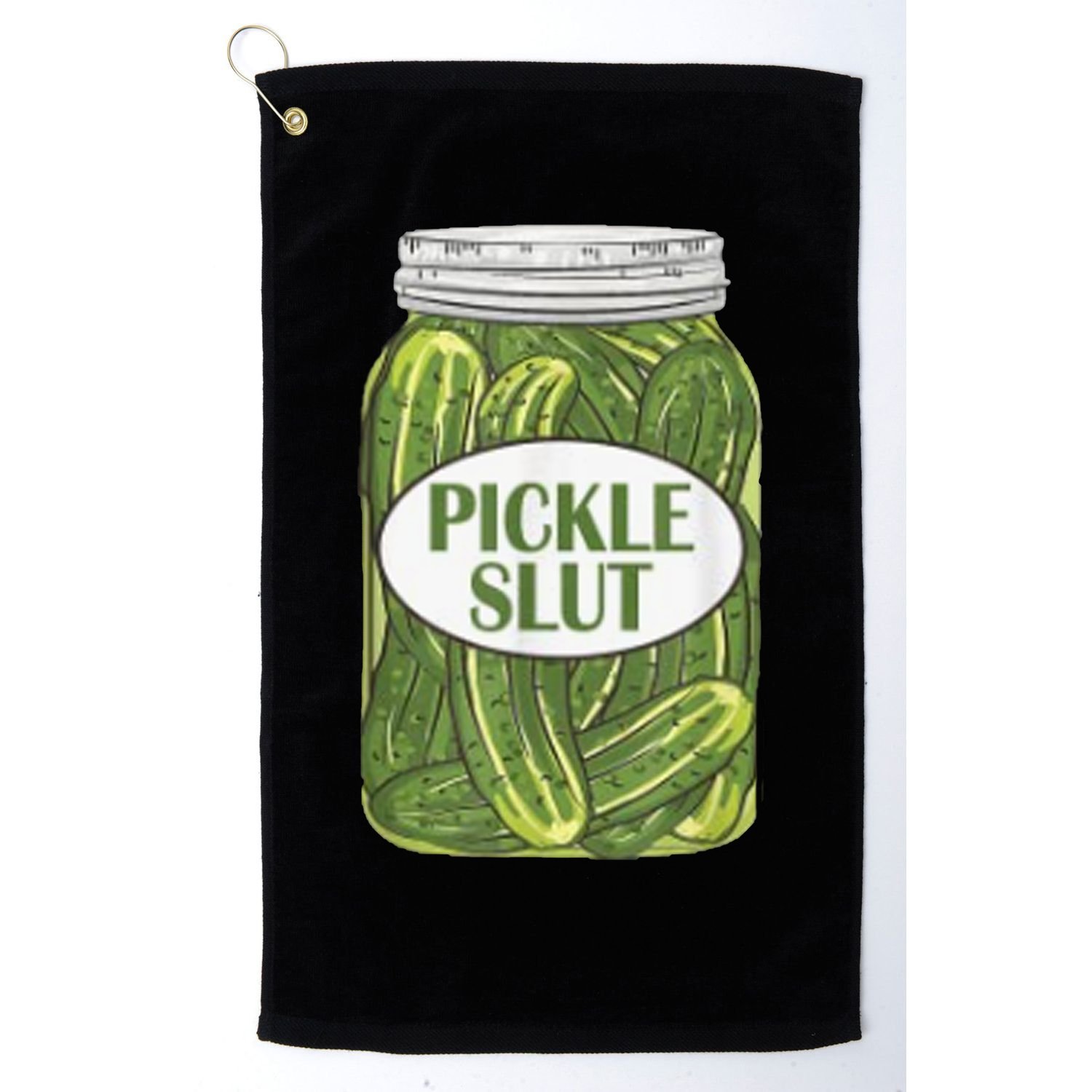 Pickle Slut Who Loves Pickles Golf Towel