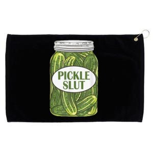 Pickle Slut Who Loves Pickles Grommeted Golf Towel