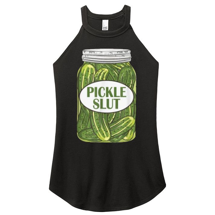 Pickle Slut Who Loves Pickles Women's Perfect Tri Rocker Tank