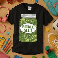 Pickle Slut Who Loves Pickles Kids T-Shirt