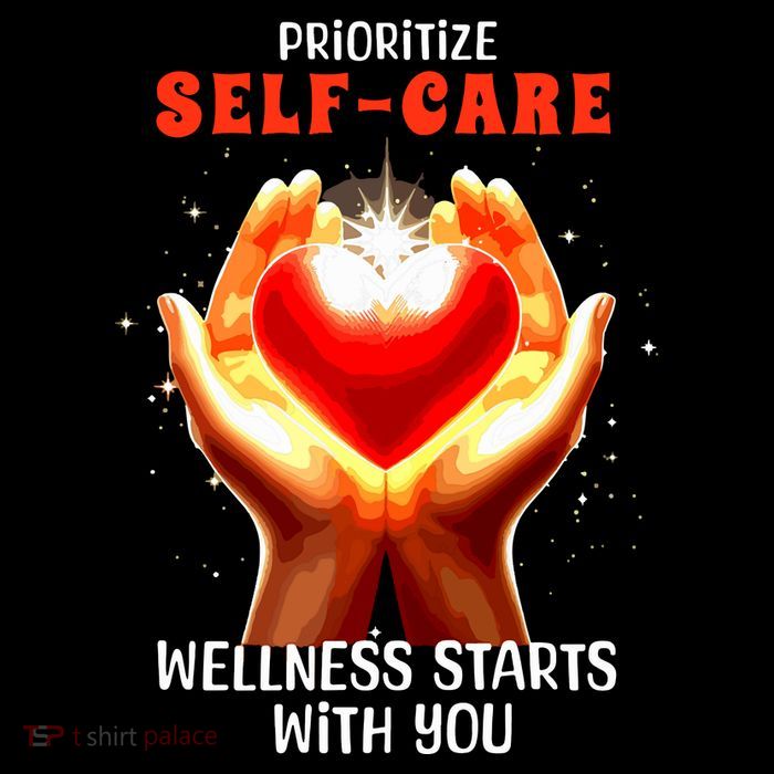 Prioritize Selfcare Wellness Starts With You Zip Hoodie Tall T-Shirt