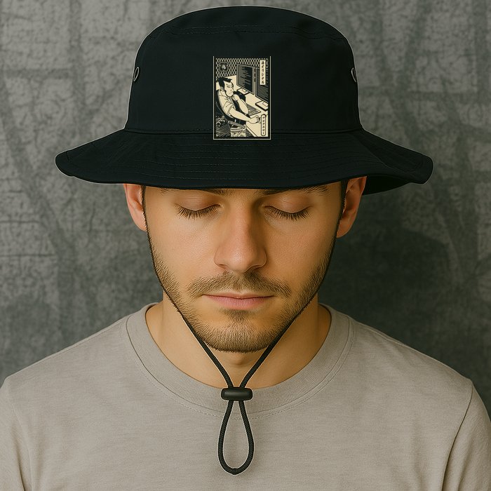 Programmer Samurai Warrior Computer Developer Samurai Legacy Cool Fit Booney Bucket Hat