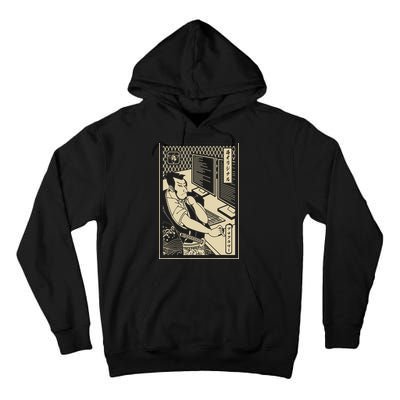 Programmer Samurai Warrior Computer Developer Samurai Tall Hoodie