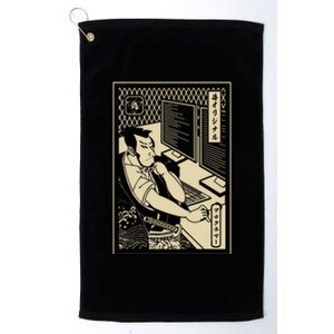 Programmer Samurai Warrior Computer Developer Samurai Platinum Collection Golf Towel