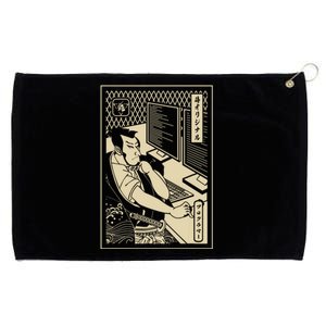 Programmer Samurai Warrior Computer Developer Samurai Grommeted Golf Towel