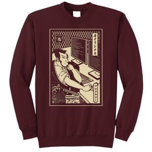 Programmer Samurai Warrior Computer Developer Samurai Tall Sweatshirt