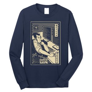 Programmer Samurai Warrior Computer Developer Samurai Long Sleeve Shirt