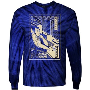 Programmer Samurai Warrior Computer Developer Samurai Tie-Dye Long Sleeve Shirt