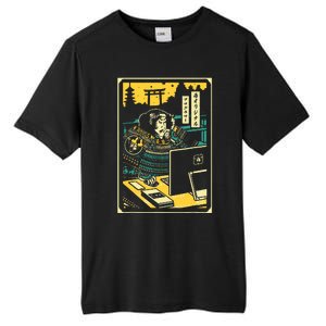 Programmer Samurai Warrior Computer Tall Fusion ChromaSoft Performance T-Shirt