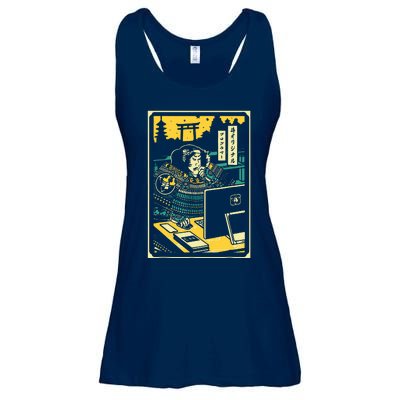 Programmer Samurai Warrior Computer Ladies Essential Flowy Tank