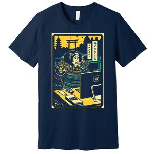 Programmer Samurai Warrior Computer Premium T-Shirt