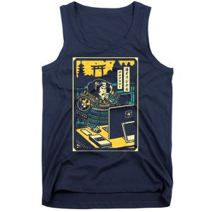 Programmer Samurai Warrior Computer Tank Top