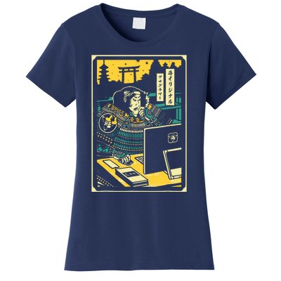 Programmer Samurai Warrior Computer Women's T-Shirt