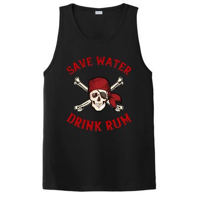 Pirate Save Water Rum Party Gift PosiCharge Competitor Tank