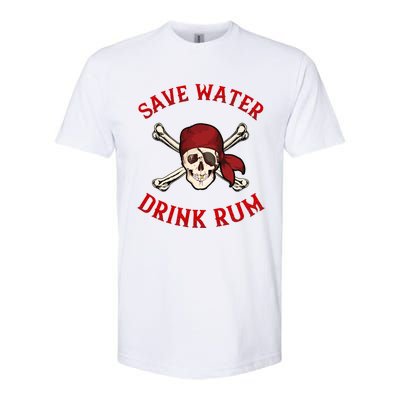 Pirate Save Water Rum Party Gift Softstyle CVC T-Shirt