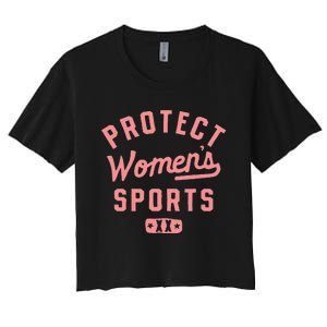 Protect Sports Xx Female Chromosomes Title Ix Women's Crop Top Tee