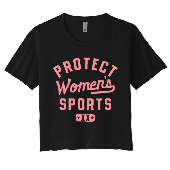 Protect Sports Xx Female Chromosomes Title Ix Women's Crop Top Tee