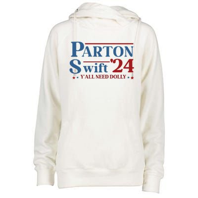 Parton Swift24 Y’All Need Dolly Womens Funnel Neck Pullover Hood