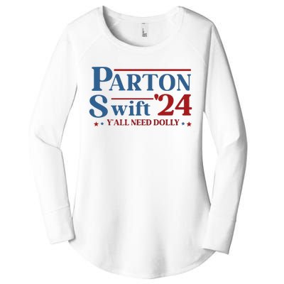 Parton Swift24 Y’All Need Dolly Women's Perfect Tri Tunic Long Sleeve Shirt