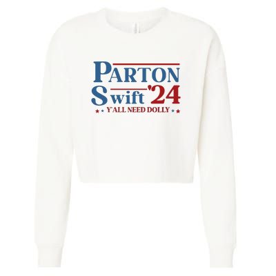 Parton Swift24 Y’All Need Dolly Cropped Pullover Crew